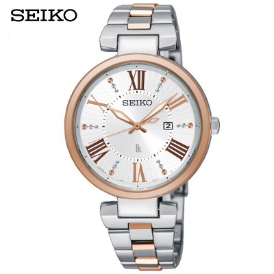 精工(SEIKO)手表日本原装进口LUKIA系列轻便太阳能石英/全自动机械表