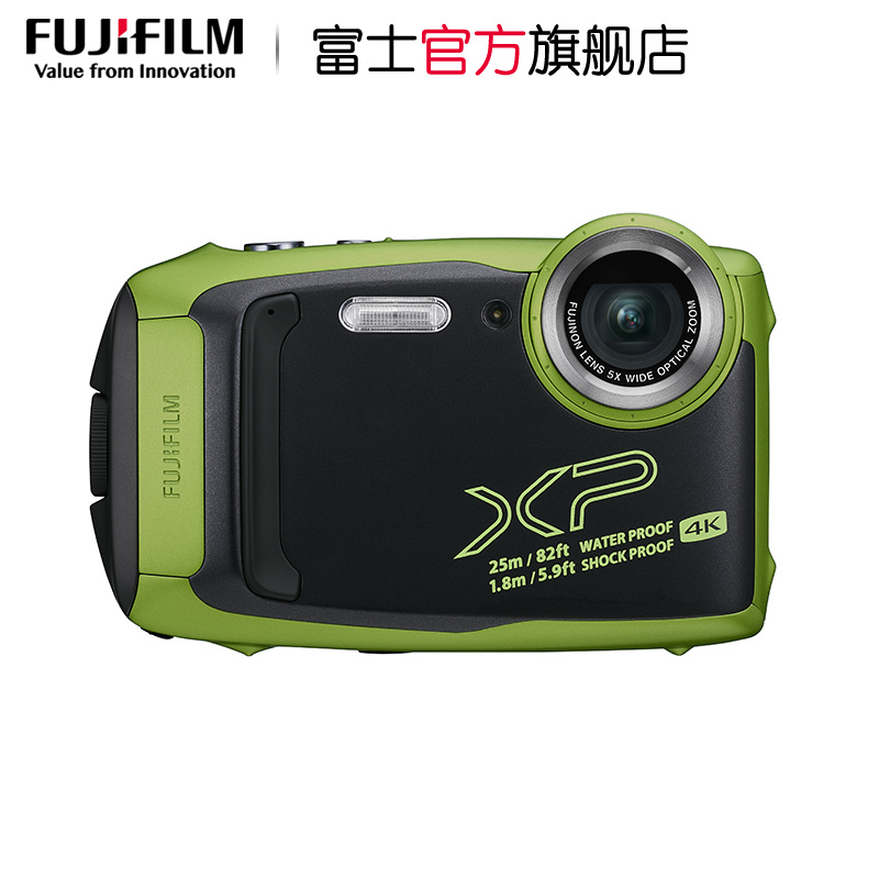 超级新品Fujifilm/富士数码相机XP140绿运动潜水相机防水防尘防寒防震